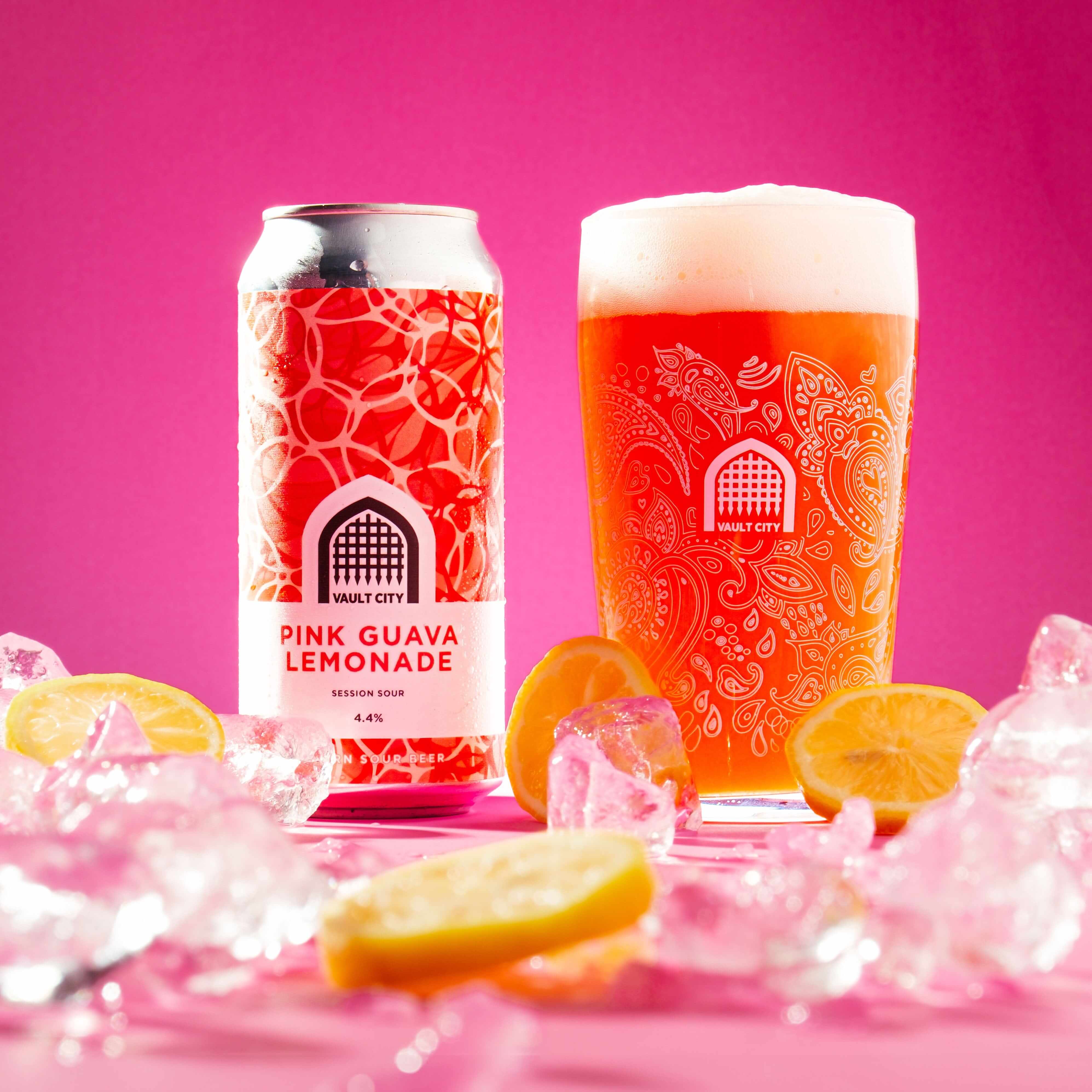 Pink Guava Lemonade Vault City Brewing