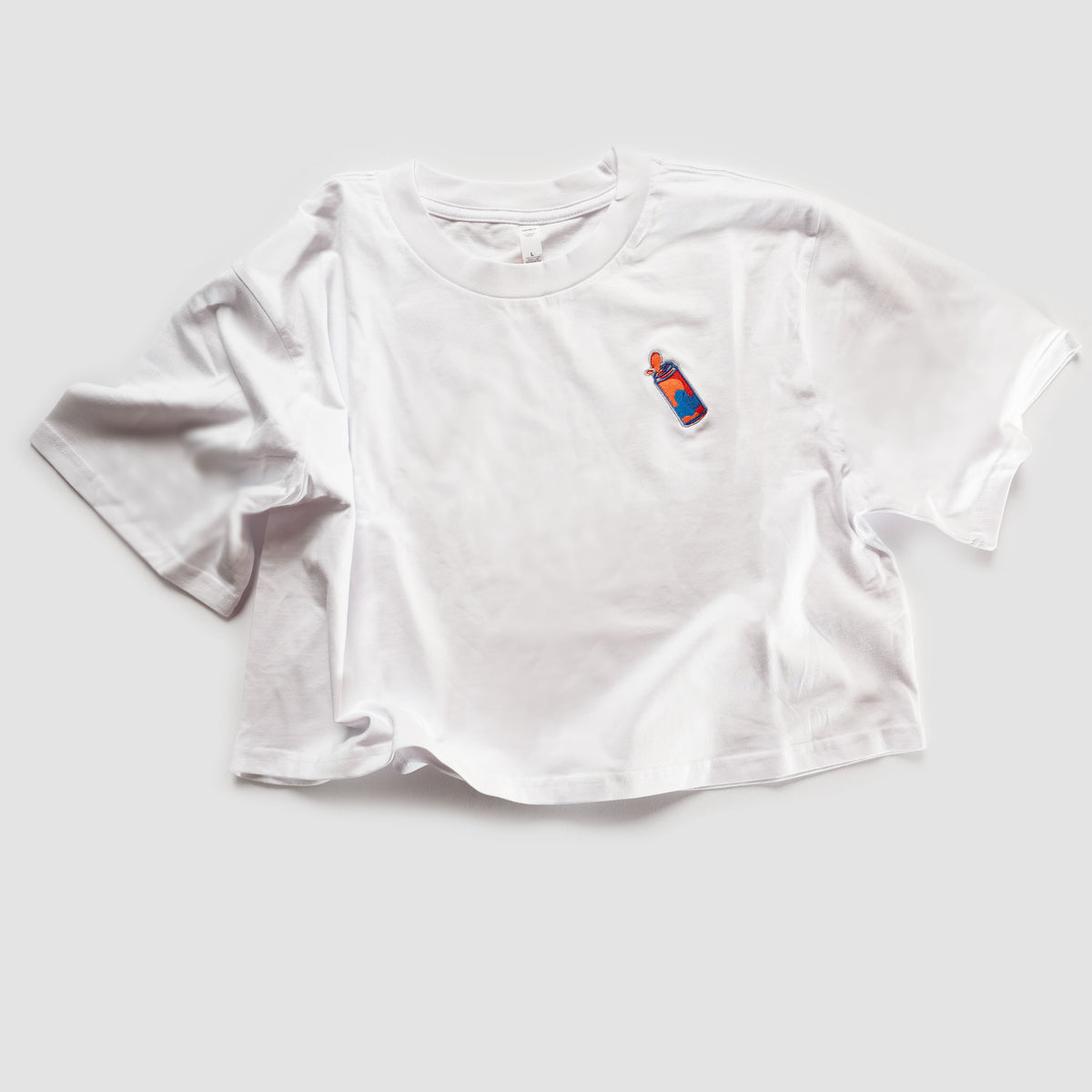 Vault City Women's Classic White Crop Top