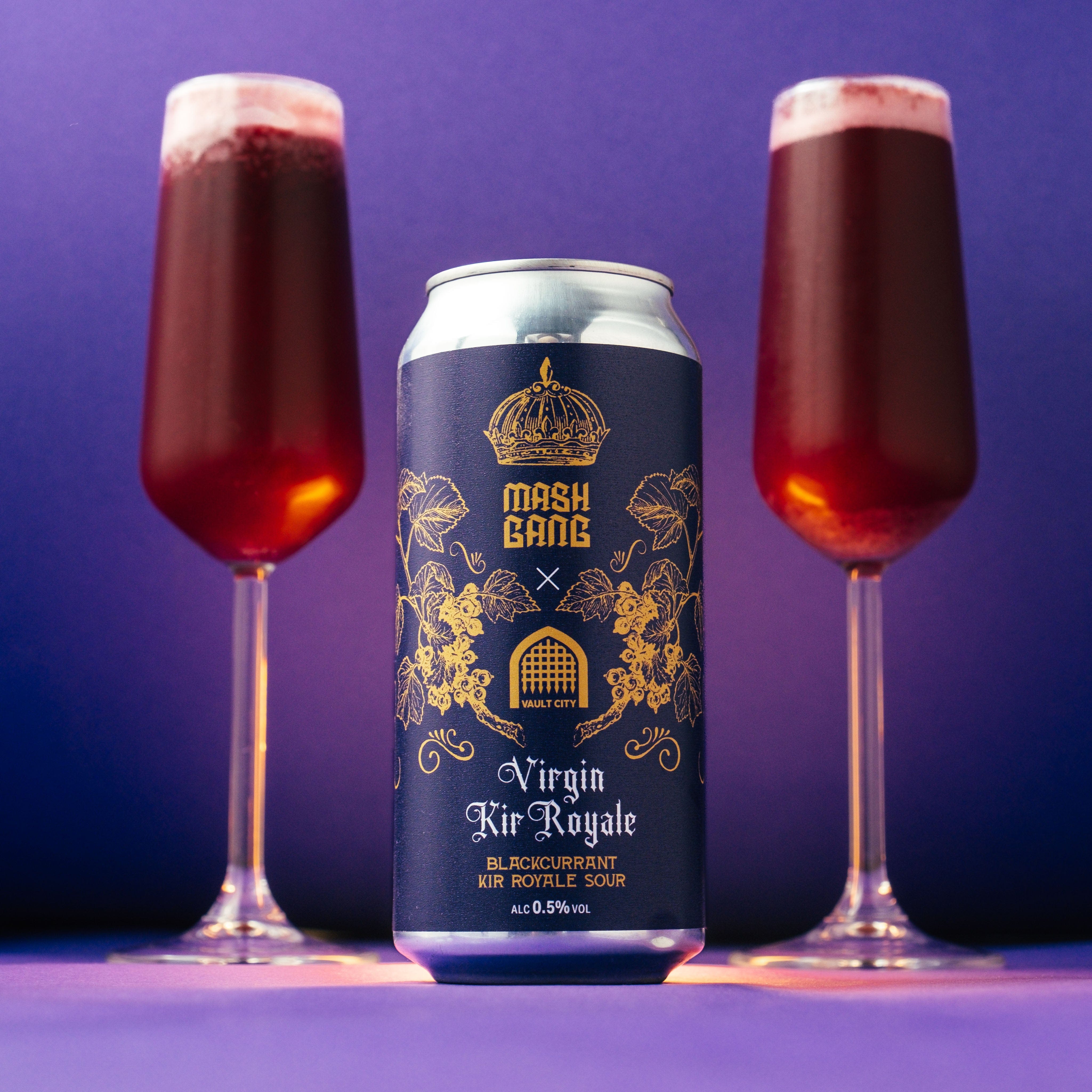 Virgin Blackcurrant Kir Royale Mash Gang x Vault City Vault City