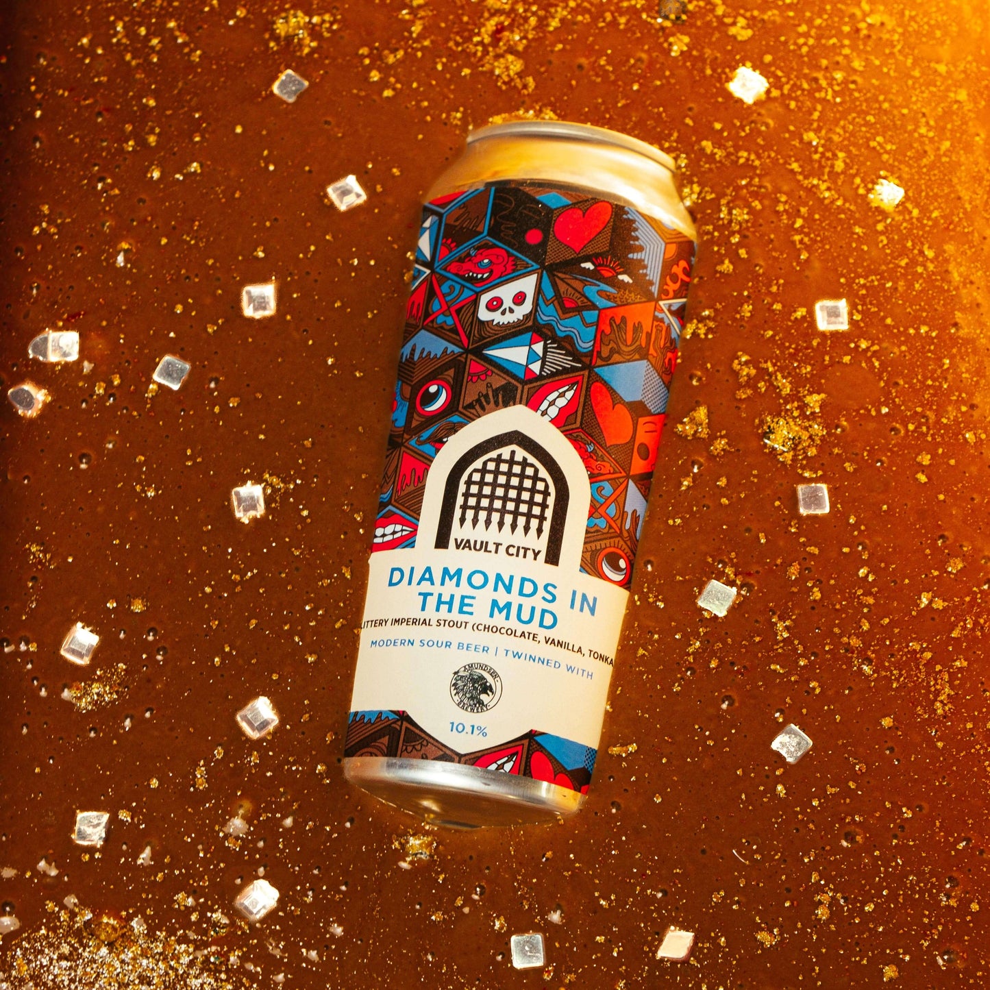 Diamonds in the Mud, Glittery Imperial Stout - Vault City x Amundsen