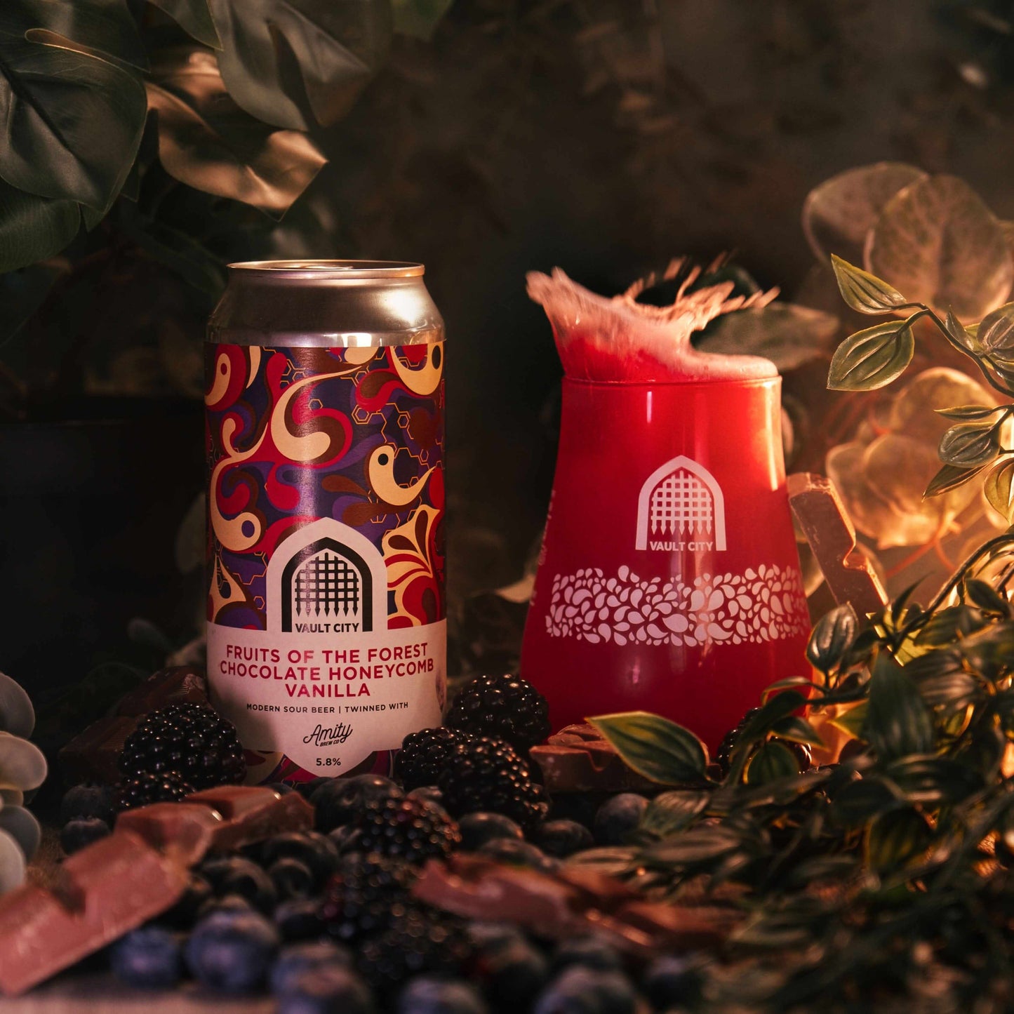 Fruits of the Forest, Chocolate Honeycomb Vanilla - Vault City x Amity