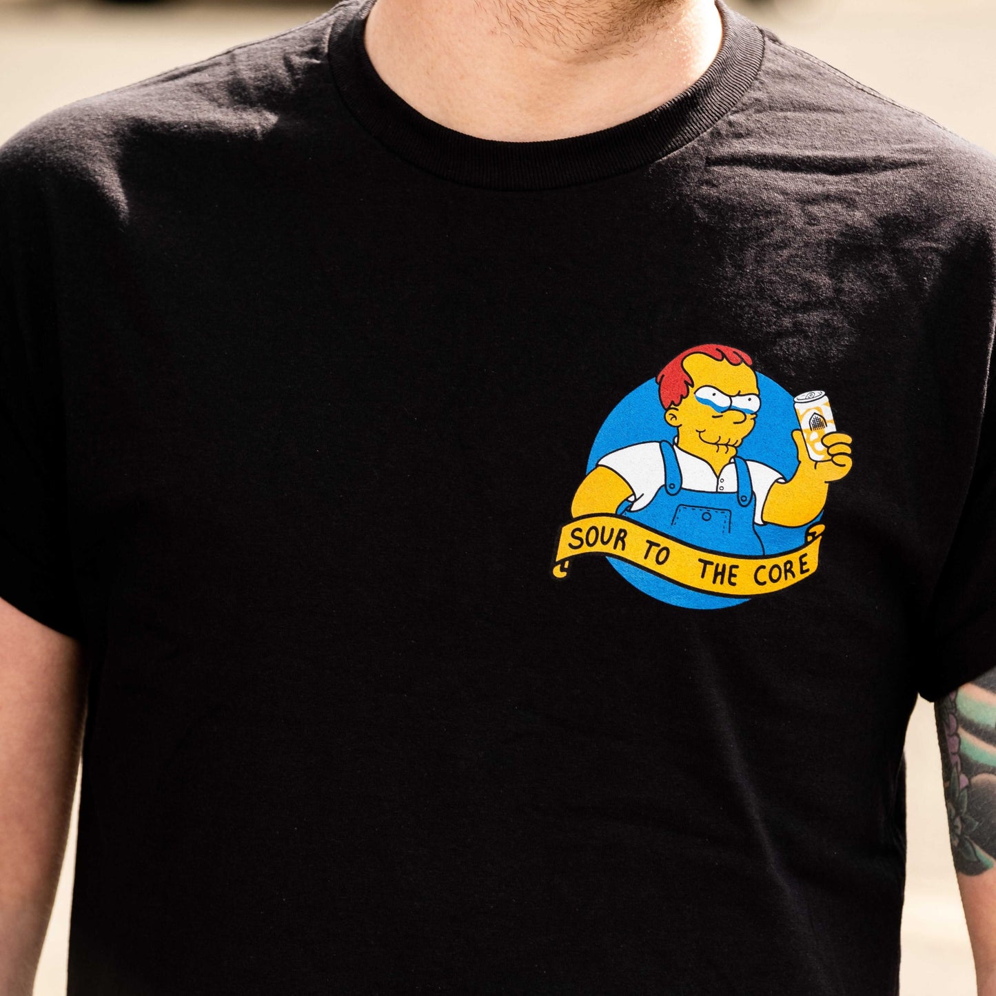Sour to the Core Black Unisex Tee
