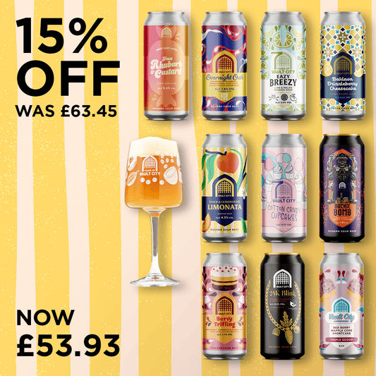 10-Can Bundle with 15% Off + FREE Stemmed Edel Glass