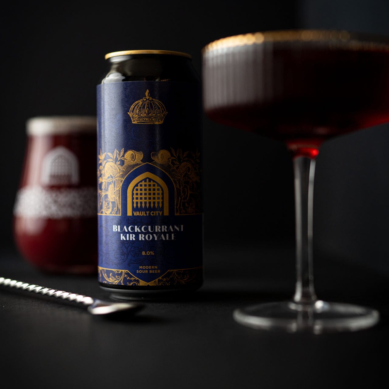 Blackcurrant Kir Royale - Vault City Brewing