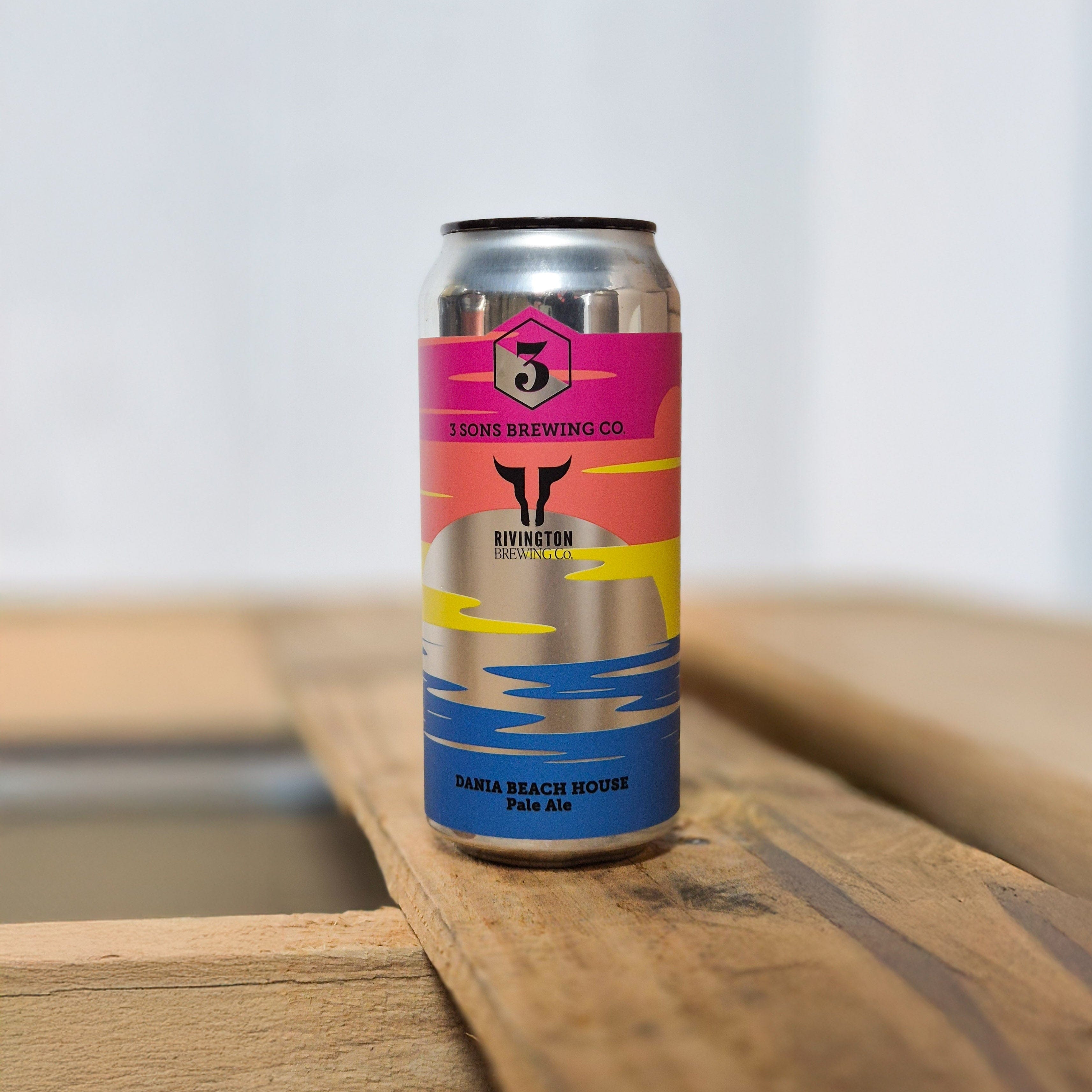 3 Sons Brewing Co. x Rivington - Dania Beach House, Pale Ale w/ Motueka, Simcoe & Mosaic