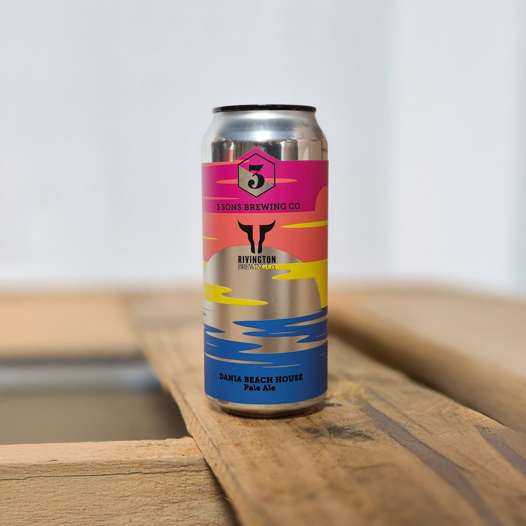 3 Sons Brewing Co. x Rivington - Dania Beach House, Pale Ale w/ Motueka, Simcoe & Mosaic