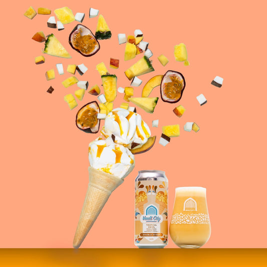 Tropical Swirl Double Scoop