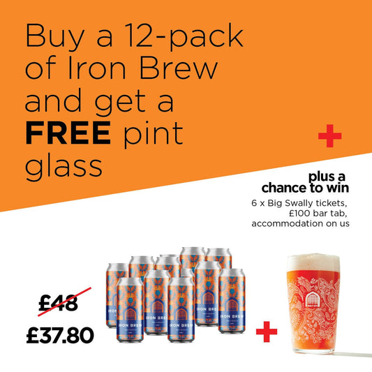 Iron Brew 12-Pack Bundle with 10% off & Free Vault City Pint Glass