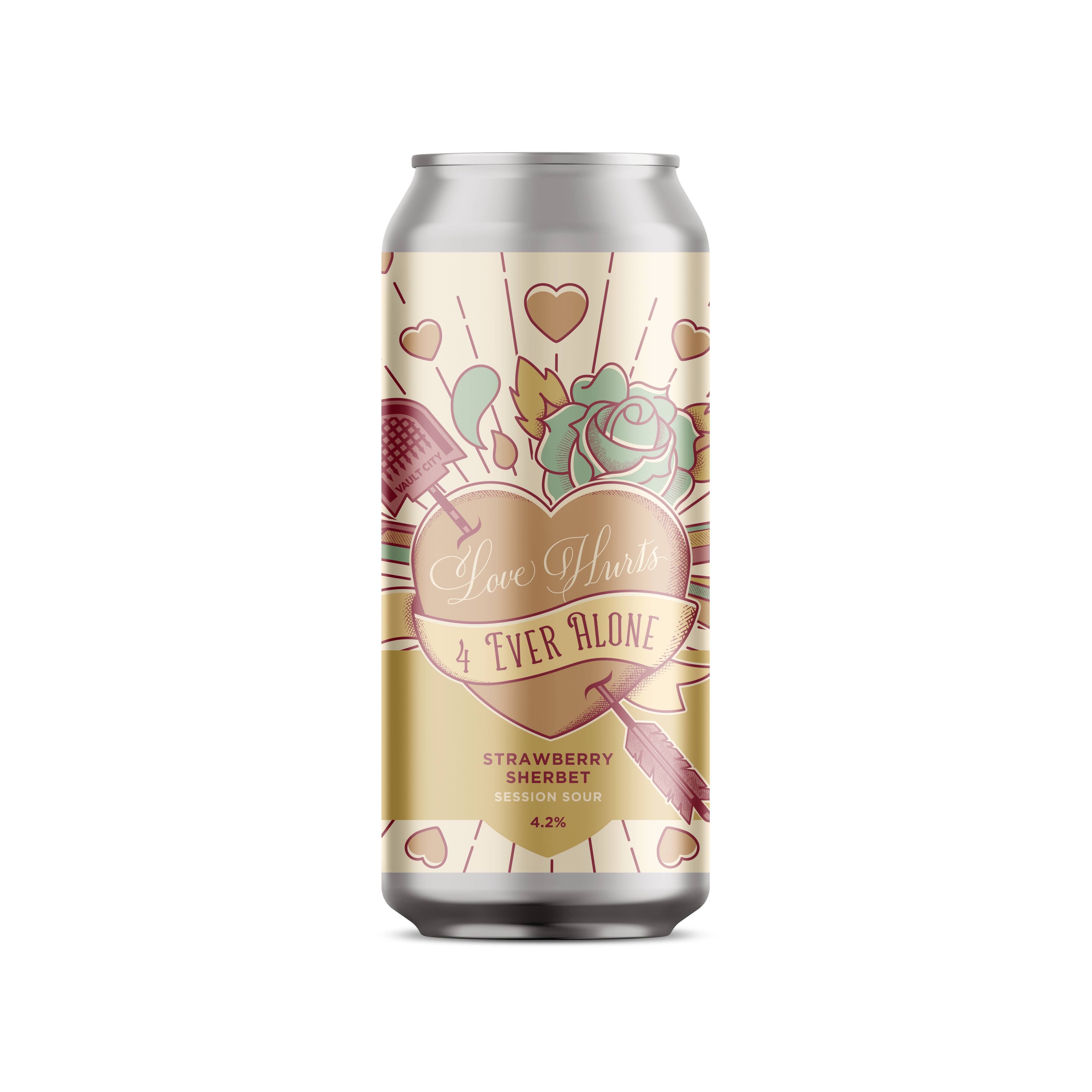 4 Ever Alone - Sweet Strawberry Sherbet Sour Treat – Vault City Brewing
