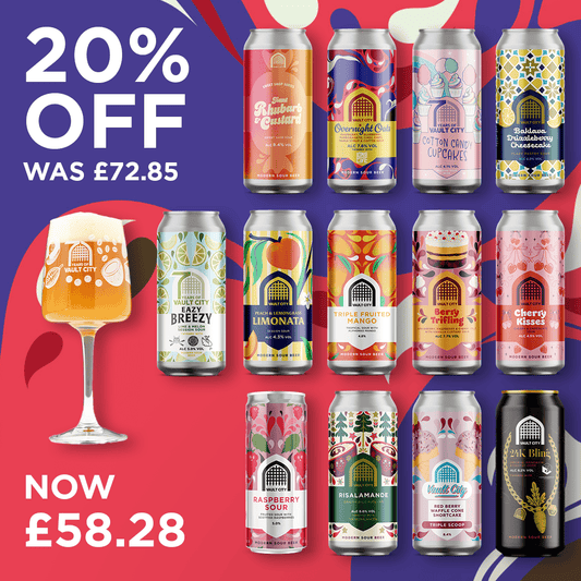 13-Can Bundle with 20% Off + FREE Stemmed Edel Glass