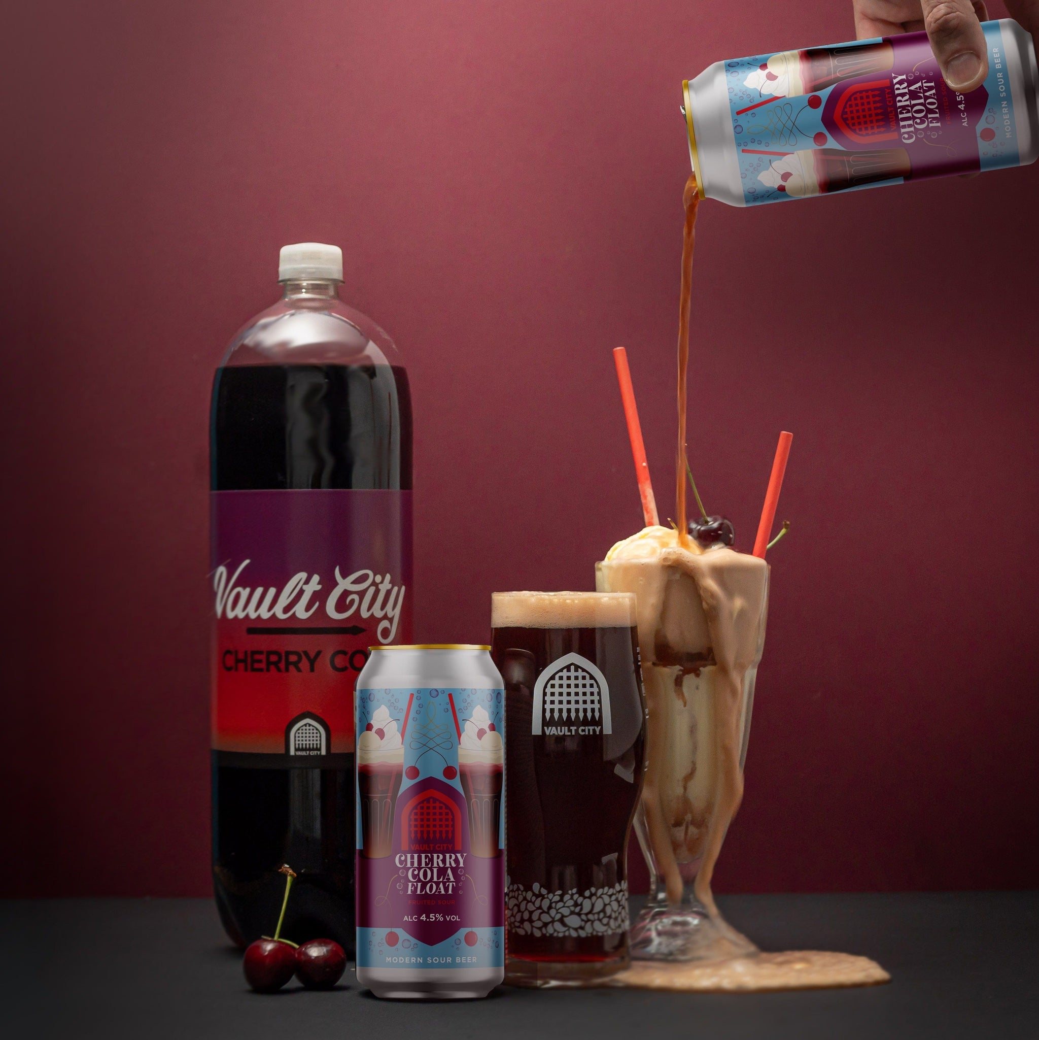 Cherry Cola Float