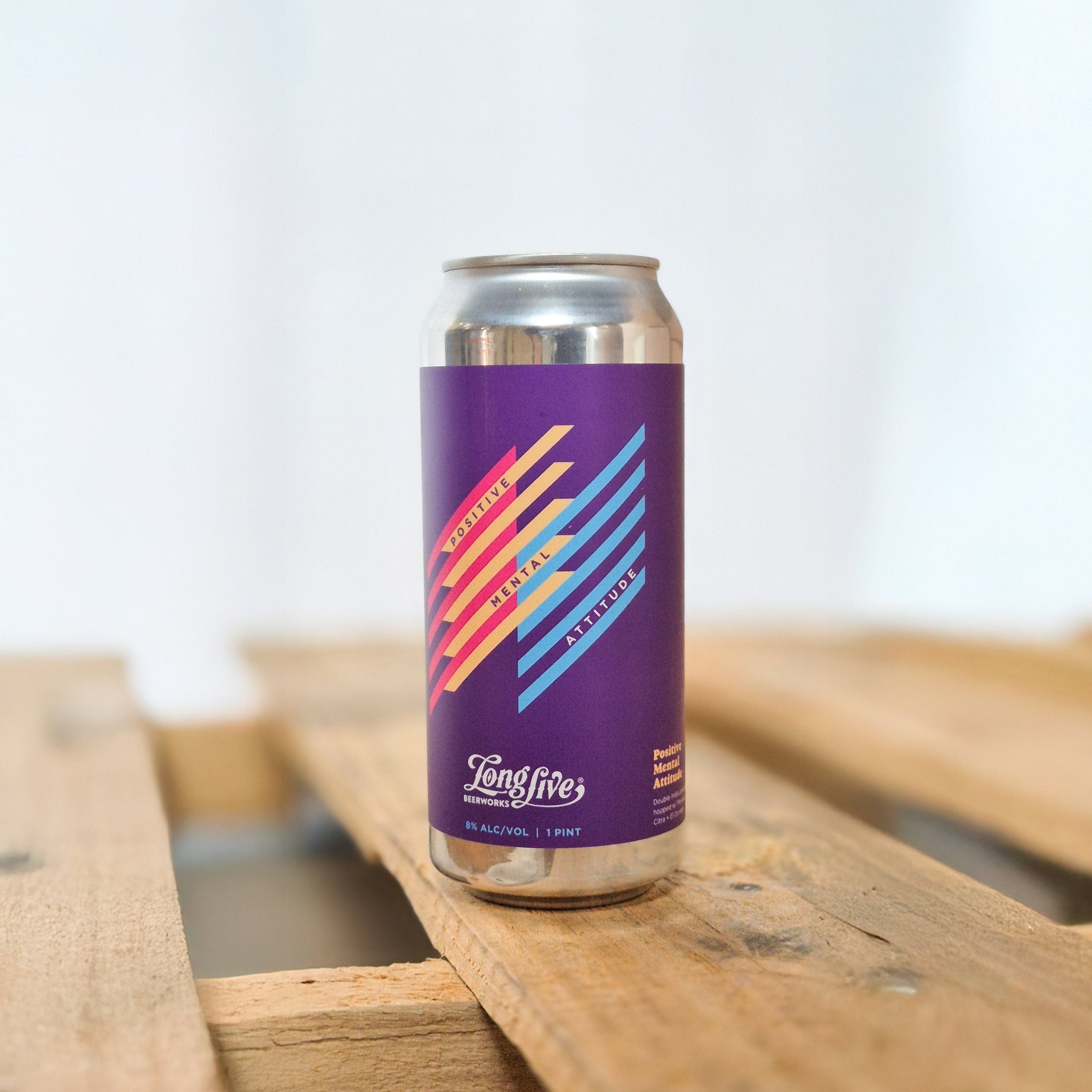 Long Live Beerworks - Positive Mental Attitude, DIPA with Mosaic, Citra & El Dorado