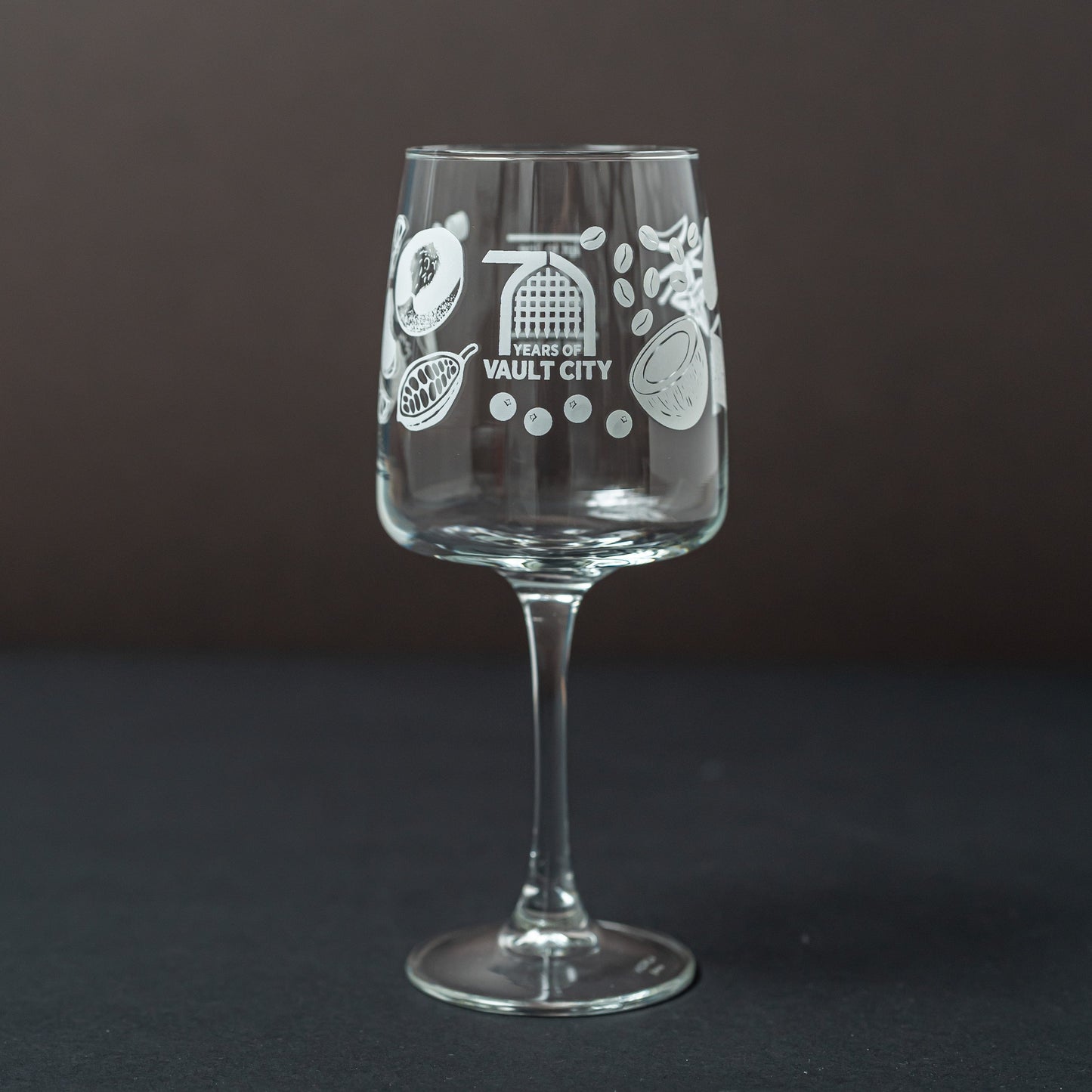 Vault City 7th Birthday Glass