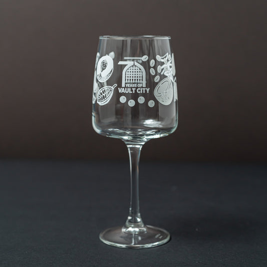 Vault City 7th Birthday Glass