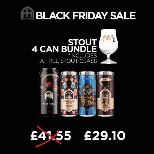 Vault City Stout Bundle Plus FREE Stout Glass