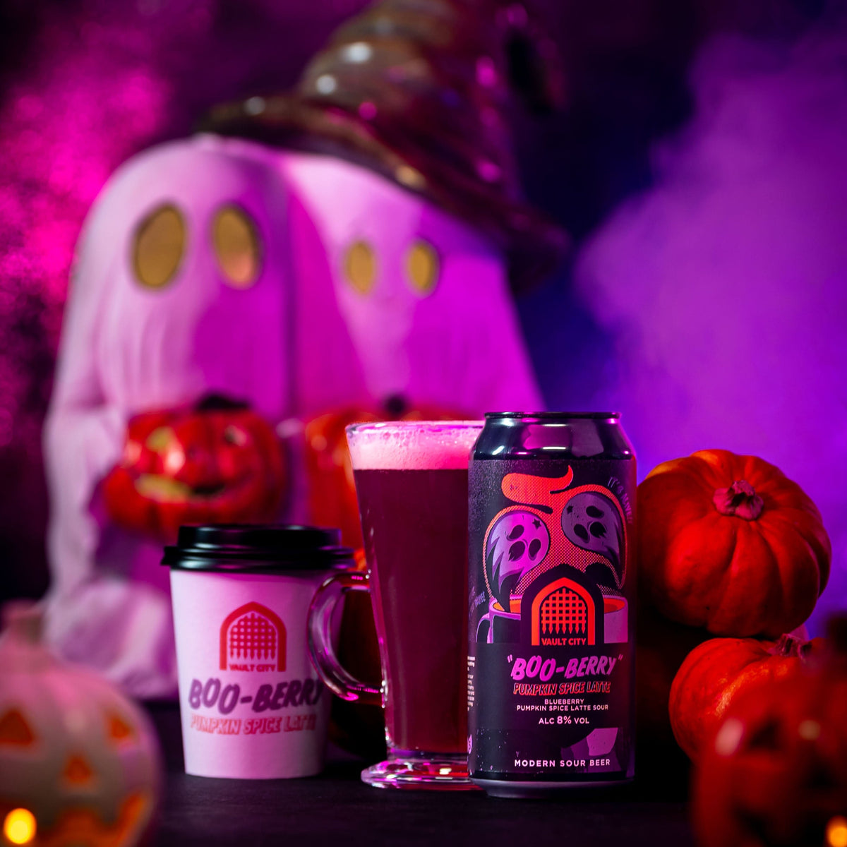Boo-Berry Pumpkin Spice Latte