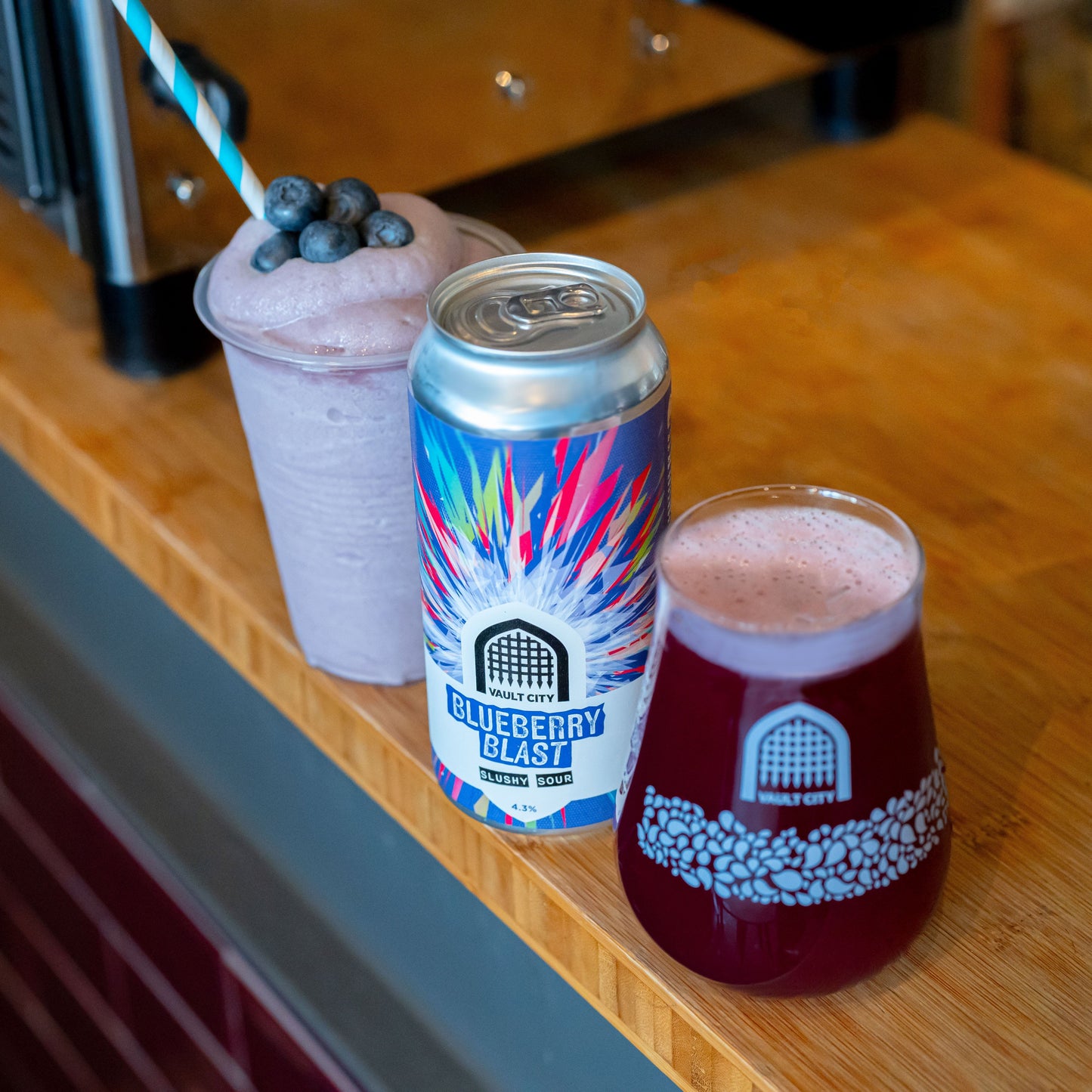 Hazy City Blueberry Blast Slushy Sour 