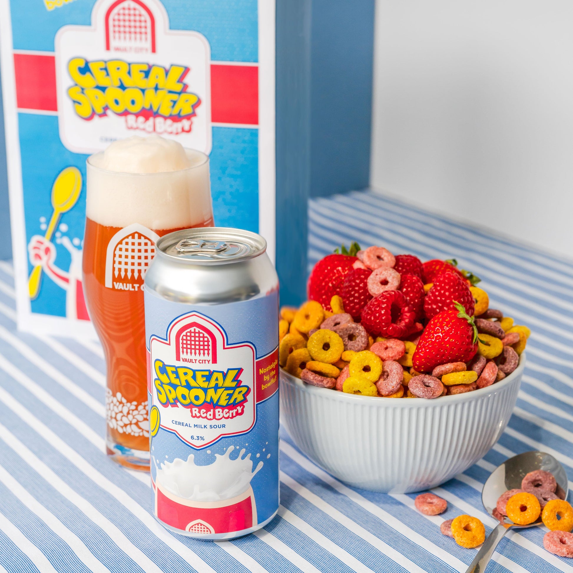 Cereal Spooner Red Berry 