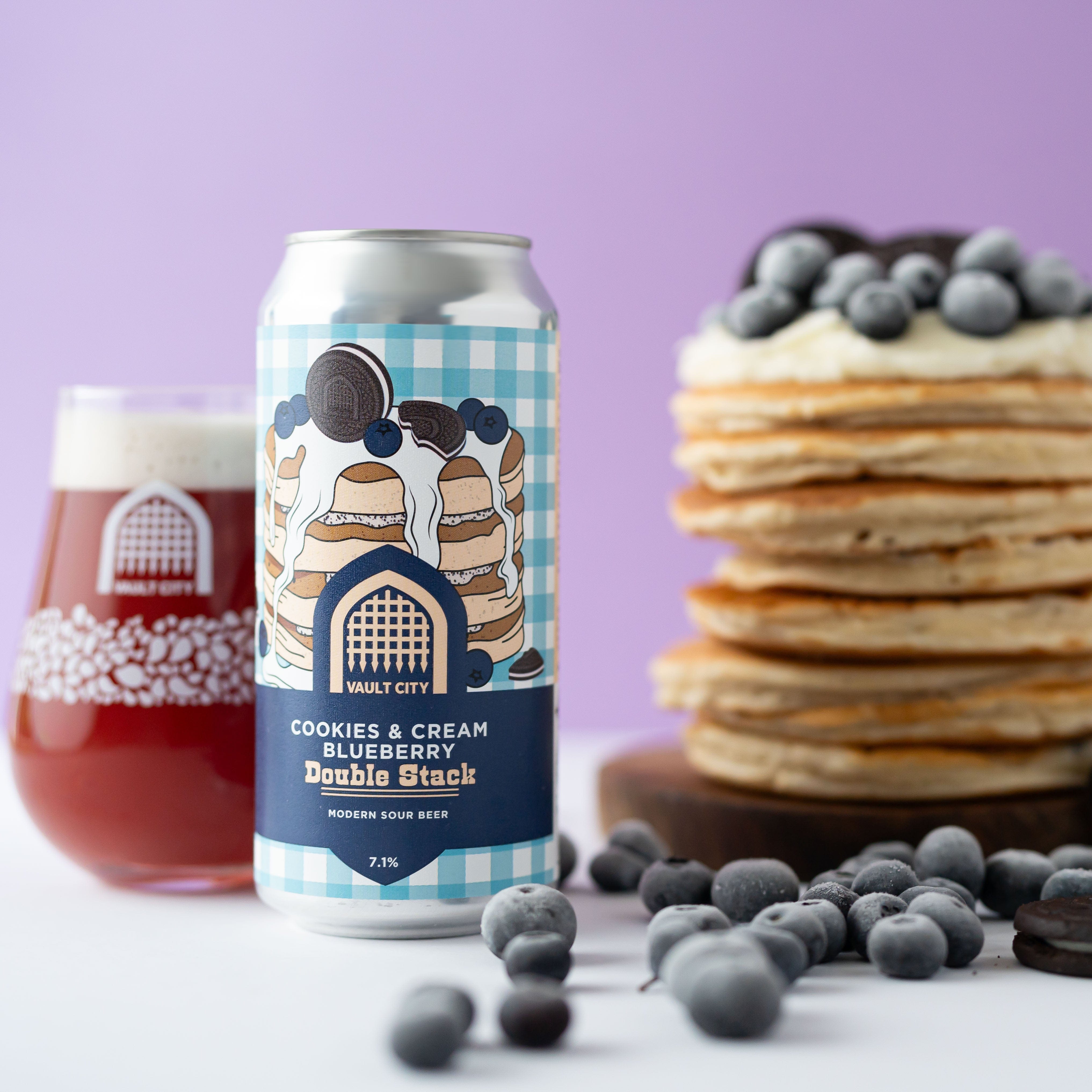 Cookies & Cream Blueberry Double Stack - Vault City Brewing