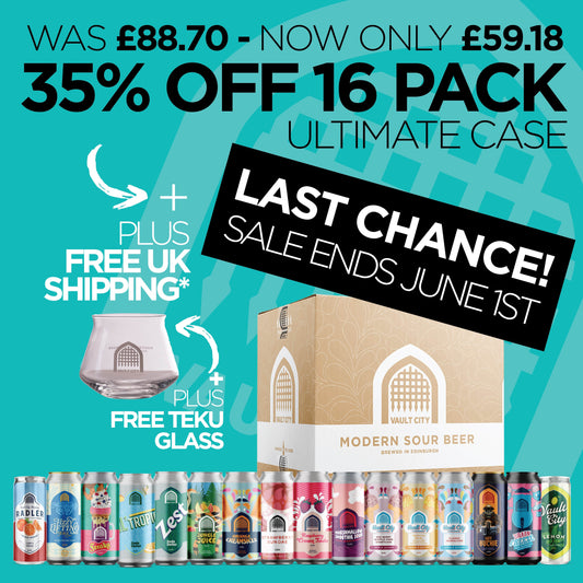 LAST CHANCE: 16-pack Ultimate Mixed Case + FREE Teku Glass