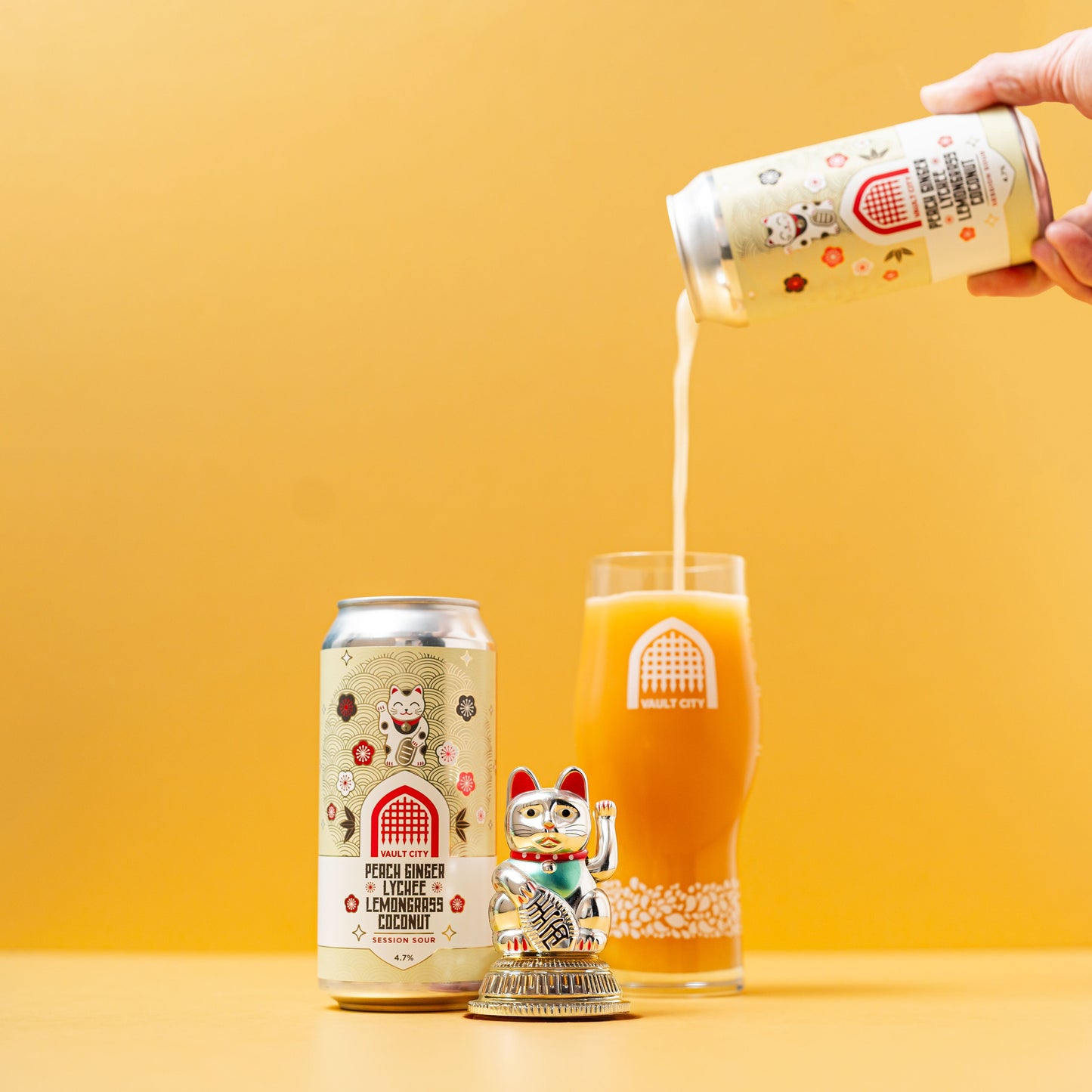 Peach & Ginger Lychee Lemongrass Coconut Session Sour