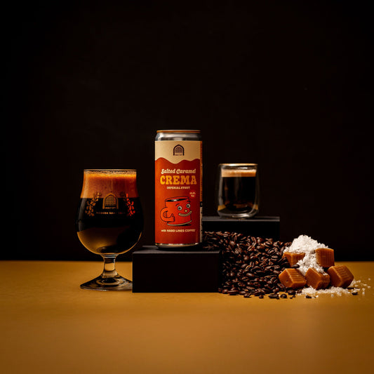 Salted Caramel Crema Imperial Stout, Vault City x Hard Lines