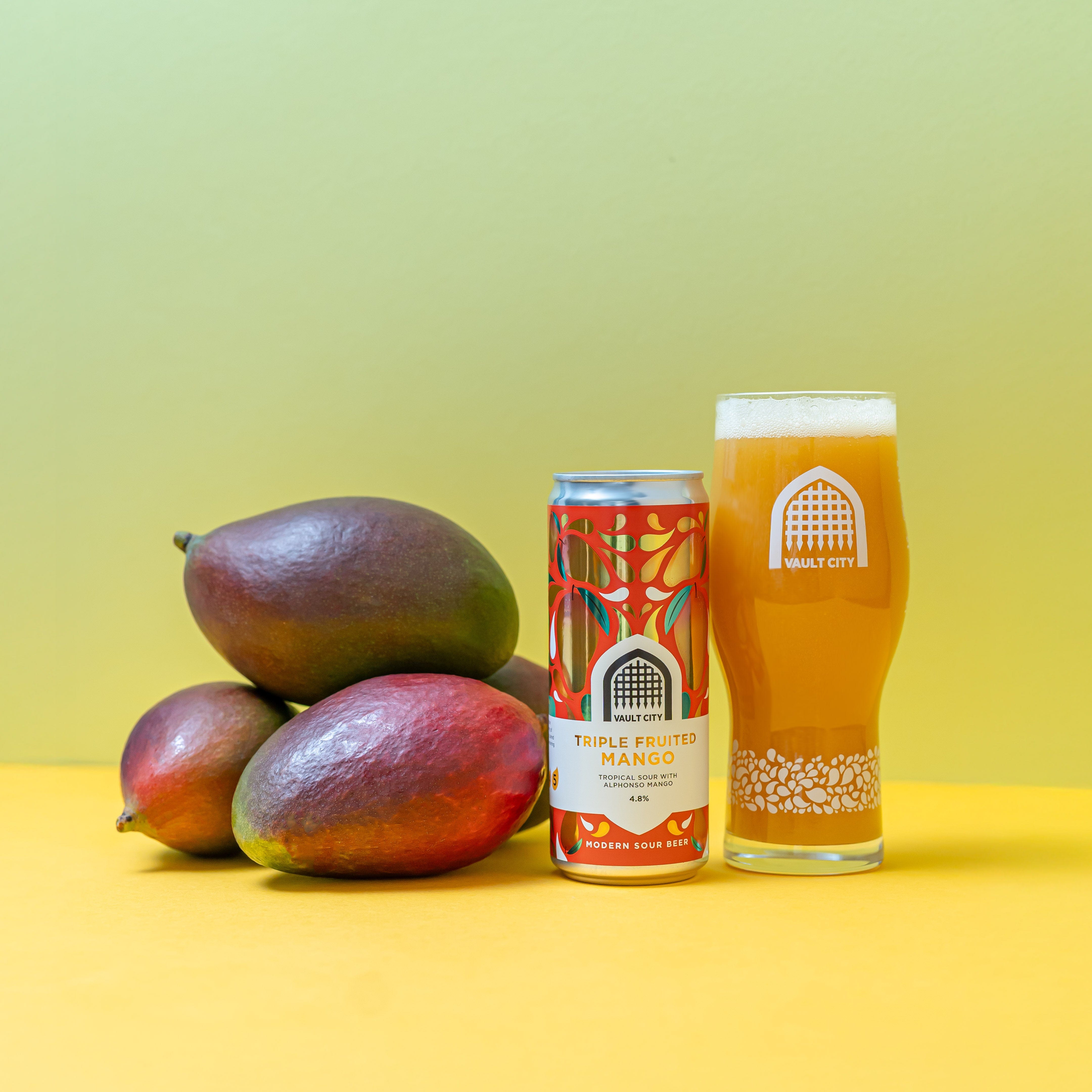 Triple Fruited Mango, 330ml – Vault City Brewing