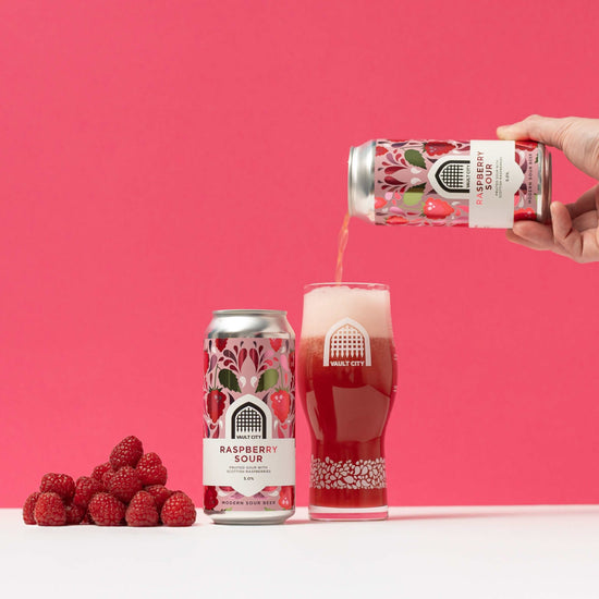 Standard Issue Sour Raspberry Raspberry Sour - Celebrate the Mighty Raspberry – Vault City Brewing