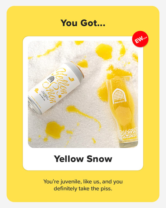 Yellow Snow - Sourfeed Quiz