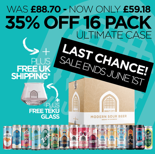 LAST CHANCE: 16-pack Ultimate Mixed Case + FREE Teku Glass
