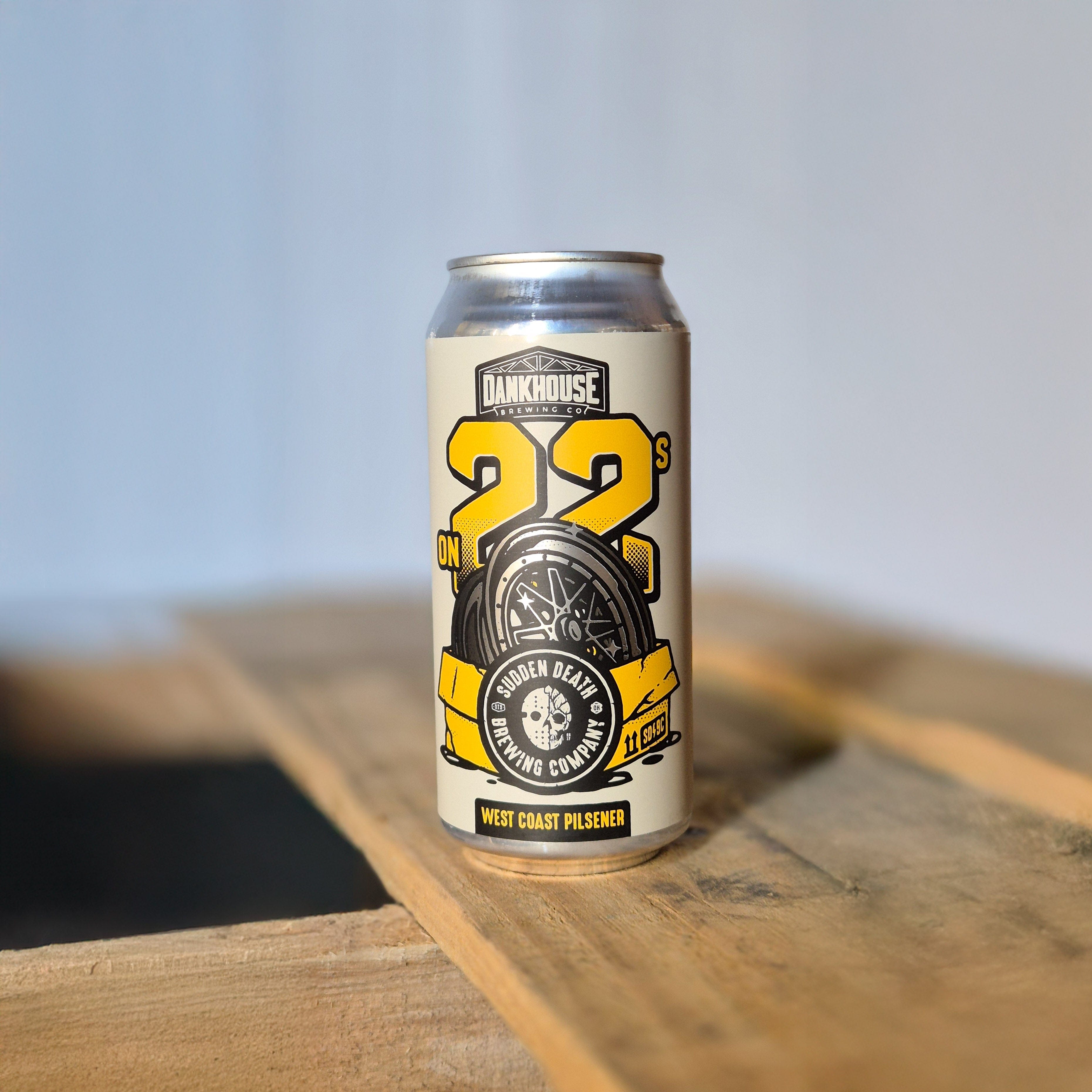 Sudden Death Brewing Co.- On 22s, West Coast Pilsner