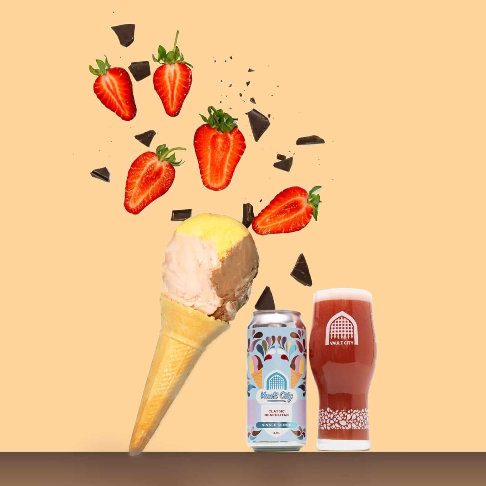 Neapolitan Single Scoop