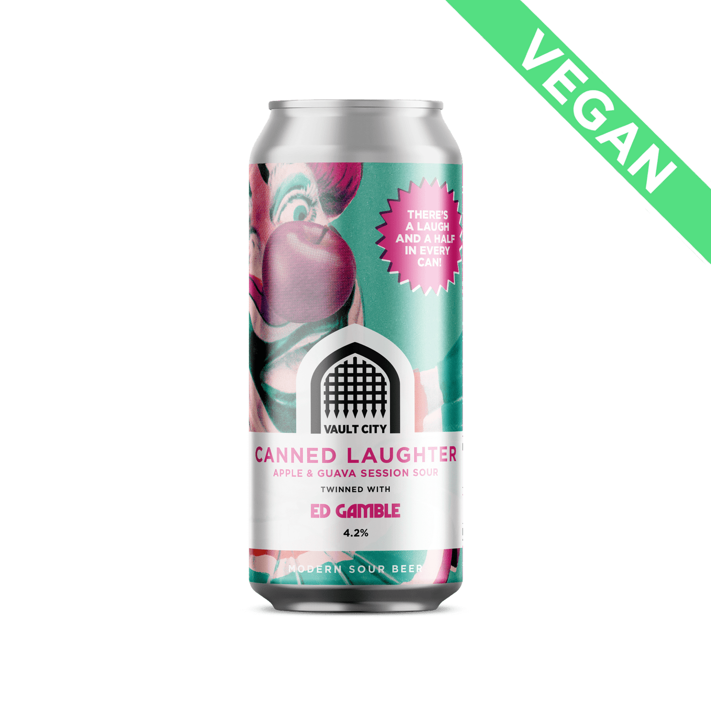 Canned Laughter, Apple & Guava Session Sour - Vault City x Ed Gamble